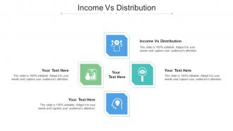 Income Vs Distribution Ppt Powerpoint Presentation Model Slideshow Cpb