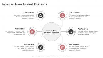 Incomes Taxes Interest Dividends In Powerpoint And Google Slides Cpb