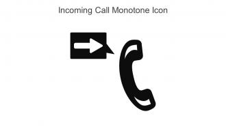 Incoming Call Monotone Icon In Powerpoint Pptx Png And Editable Eps Format