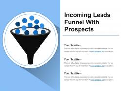 Incoming Leads Funnel With Prospects