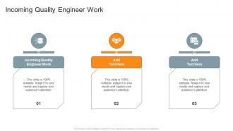 Incoming Quality Engineer Work In Powerpoint And Google Slides Cpb