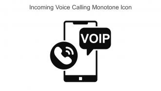 Incoming Voice Calling Monotone Icon In Powerpoint Pptx Png And Editable Eps Format