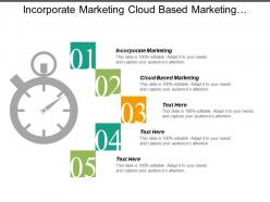 Incorporate marketing cloud based marketing customer life cycle phases cpb