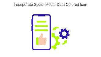 Incorporate Social Media Data Colored Icon In Powerpoint Pptx Png And Editable Eps Format