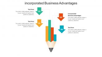Incorporated business advantages ppt powerpoint presentation gallery gridlines cpb