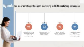 Incorporating Influencer Marketing In WOM Marketing Campaigns Powerpoint Presentation Slides MKT CD V Editable Informative