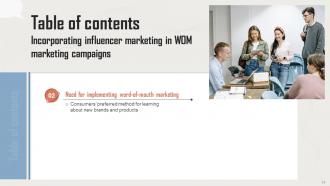 Incorporating Influencer Marketing In WOM Marketing Campaigns Powerpoint Presentation Slides MKT CD V Impressive Informative