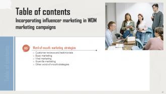 Incorporating Influencer Marketing In WOM Marketing Campaigns Powerpoint Presentation Slides MKT CD V Appealing Analytical