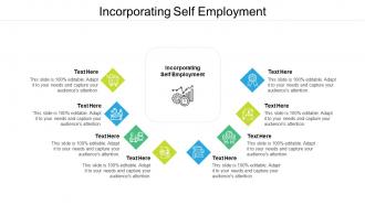 Incorporating self employment ppt powerpoint presentation professional format cpb