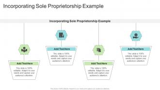 Incorporating Sole Proprietorship Example In Powerpoint And Google Slides Cpb