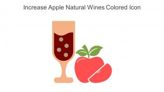 Increase Apple Natural Wines Colored Icon In Powerpoint Pptx Png And Editable Eps Format