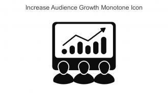 Increase Audience Growth Monotone Icon In Powerpoint Pptx Png And Editable Eps Format