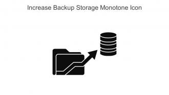 Increase Backup Storage Monotone Icon In Powerpoint Pptx Png And Editable Eps Format