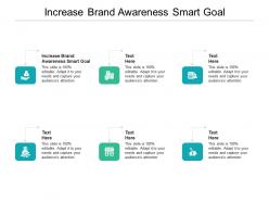 Increase brand awareness smart goal ppt powerpoint presentation templates cpb