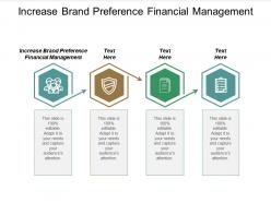 Increase brand preference financial management ppt powerpoint presentation portfolio templates cpb