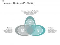 Increase business profitability ppt powerpoint presentation portfolio gridlines cpb