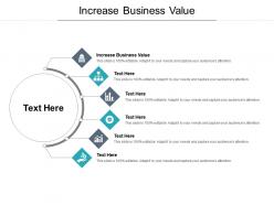 Increase business value ppt powerpoint presentation infographic template sample cpb