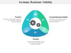 Increase business visibility ppt powerpoint presentation professional microsoft cpb