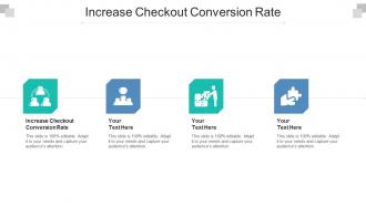 Increase checkout conversion rate ppt powerpoint presentation professional slide portrait cpb