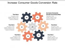 Increase consumer goods conversion rate ppt powerpoint presentation gallery show cpb