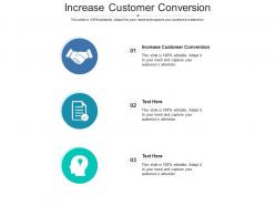 Increase customer conversion ppt powerpoint presentation portfolio layout cpb