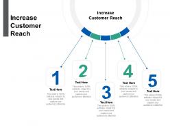 Increase customer reach ppt powerpoint presentation inspiration slide portrait cpb