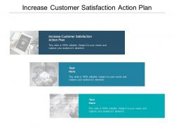 Increase customer satisfaction action plan ppt powerpoint inspiration cpb