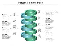 Increase customer traffic ppt powerpoint presentation show objects cpb