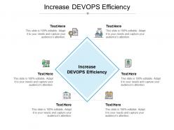 Increase devops efficiency ppt powerpoint presentation file background images cpb