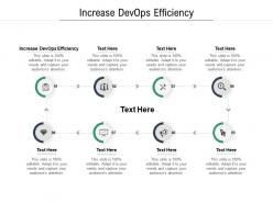 Increase devops efficiency ppt powerpoint presentation slides summary cpb