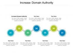 Increase domain authority ppt powerpoint presentation inspiration vector cpb