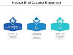 Increase email customer engagement ppt powerpoint presentation rules cpb