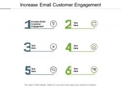 Increase email customer engagement ppt powerpoint presentation slides format ideas cpb