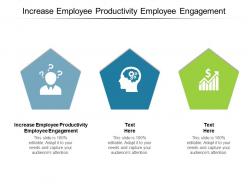 Increase employee productivity employee engagement ppt powerpoint presentation inspiration aids cpb