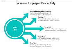 Increase employee productivity ppt powerpoint presentation ideas grid cpb