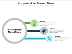 Increase hotel market share ppt powerpoint presentation slides display cpb