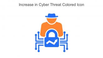 Increase In Cyber Threat Colored Icon In Powerpoint Pptx Png And Editable Eps Format