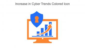 Increase In Cyber Trends Colored Icon In Powerpoint Pptx Png And Editable Eps Format
