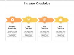 Increase knowledge ppt powerpoint presentation portfolio introduction cpb