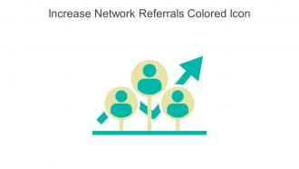 Increase Network Referrals Colored Icon In Powerpoint Pptx Png And Editable Eps Format
