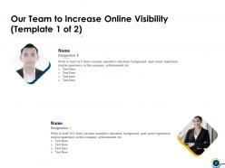 Increase Online Visibility Proposal Template Powerpoint Presentation Slides