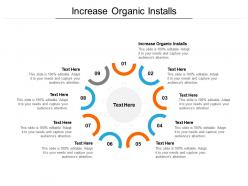 Increase organic installs ppt powerpoint presentation slides visuals cpb