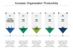 Increase organization productivity ppt powerpoint presentation summary slide cpb