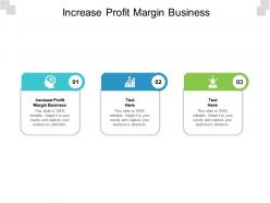 Increase profit margin business ppt powerpoint presentation inspiration examples cpb