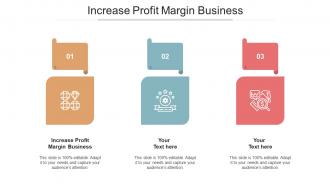 Increase profit margin business ppt powerpoint presentation slides format cpb