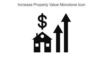 Increase Property Value Monotone Icon In Powerpoint Pptx Png And Editable Eps Format