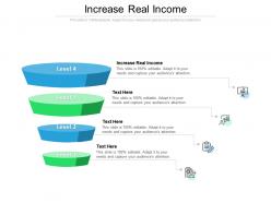 Increase real income ppt powerpoint presentation icon structure cpb