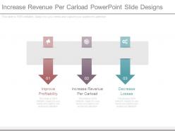 Increase revenue per carload powerpoint slide designs