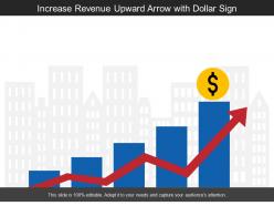 Increase Revenue Upward Arrow With Dollar Sign