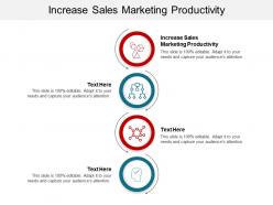 Increase sales marketing productivity ppt powerpoint presentation gallery backgrounds cpb